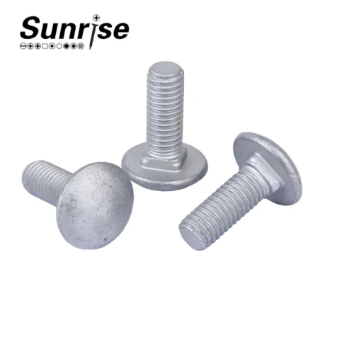 Durable superior iron round head darco gray carriage bolt screw for outdoor use 1