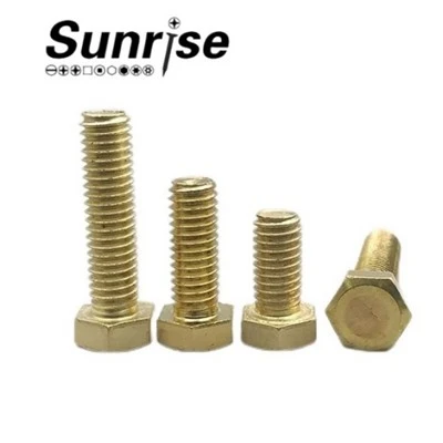 DIN933 황동 외부 육각 볼트
